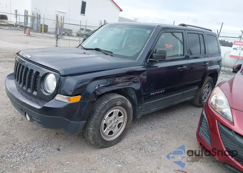 2014 Jeep Patriot Sport from USA, damaged, VIN 1C4NJPBA9ED594007